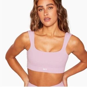 SET Activewear Pink Sports Bra and Leggings